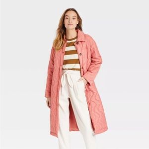 Who What Wear Pink Coat